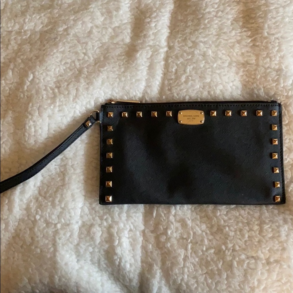 MK Studded Wristlet